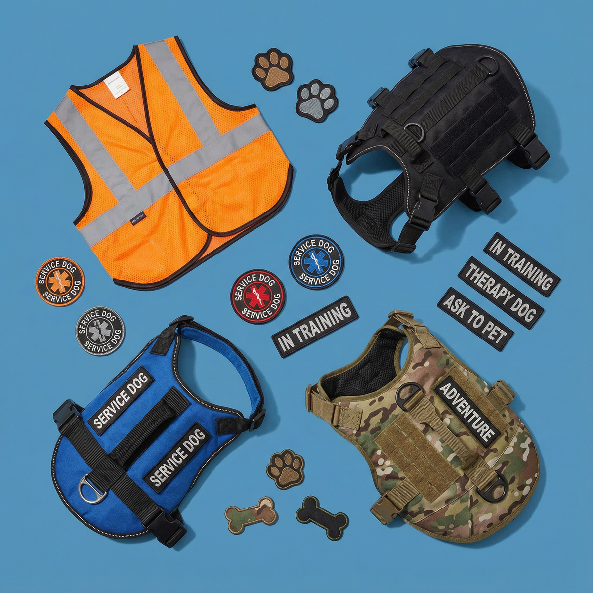 Protection Dog Patch Dog Vests & Patches for Working & Active Dogs | TotalDoggo